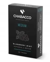 Кальянная смесь Chabacco Medium 50г Blueberry Mint M