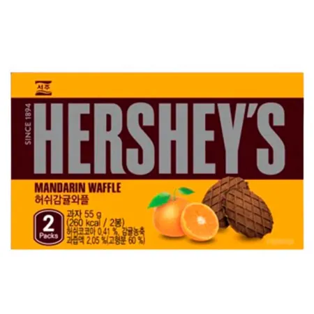 Вафли Hershey's 55г Mandarin
