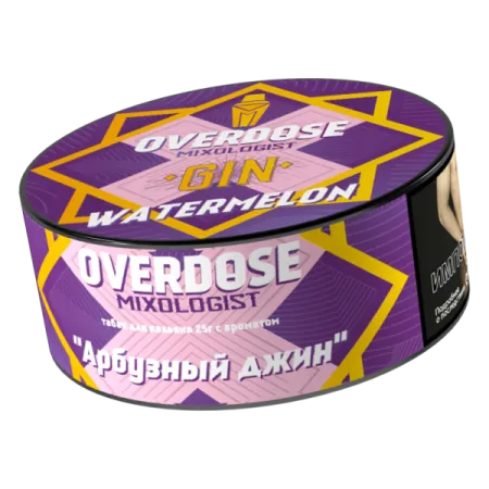 Табак Overdose 25г Gin Watermelon M